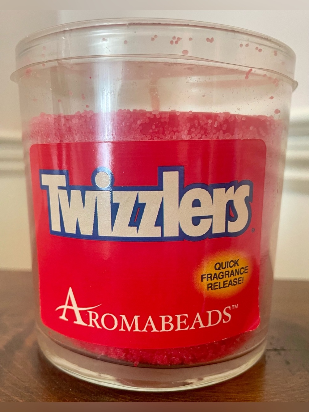 Twizzlers Strawberry-Scented Aromabeads Single-Wick Candle - 6 oz - DISCONTINUED